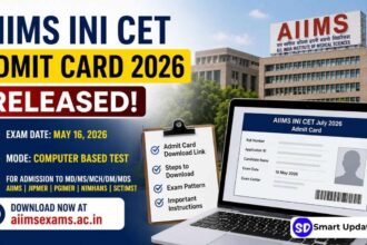 AIIMS INI CET Admit Card 2026