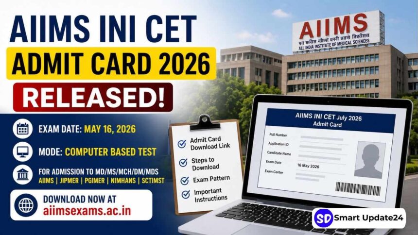 AIIMS INI CET Admit Card 2026
