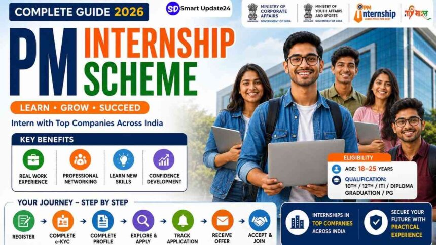PM Internship Scheme 2026 Complete Guide Registration, e-KYC, Application and Offer Process Explained