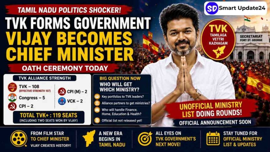TVK Government Ministry List 2026