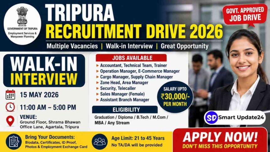 Tripura Employment Exchange Recruitment