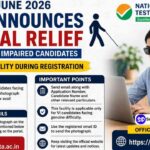 UGC NET June 2026 Upload Live Photograph NTA Introduces Special Relief for Visually Impaired Candidates During Registration