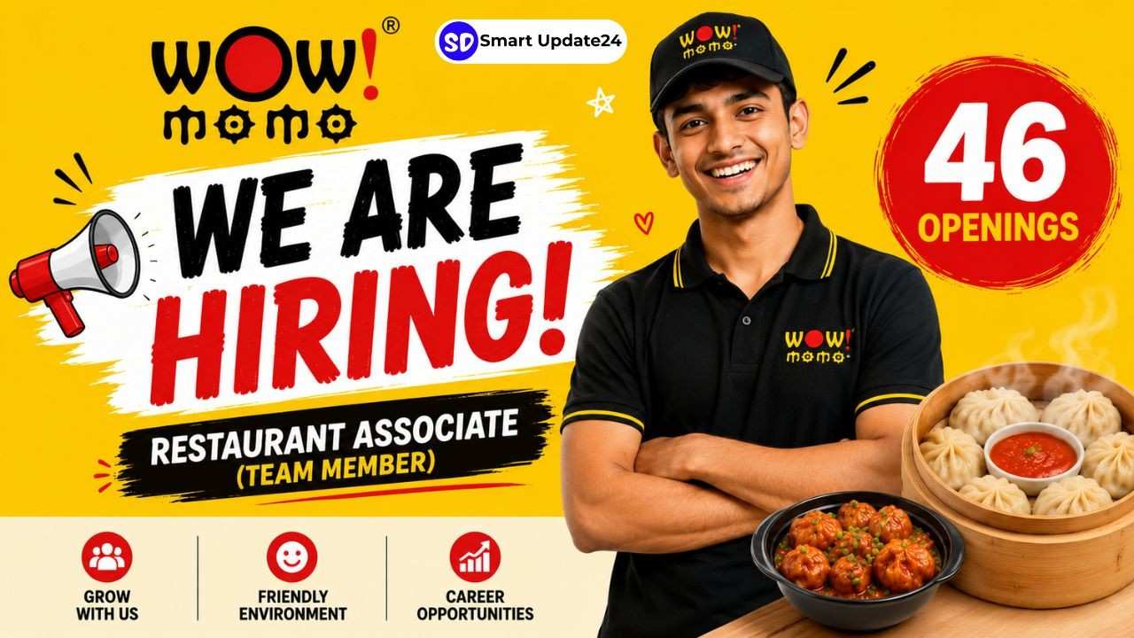 WOW! Momo Recruitment 2026 in West Bengal | 46 Vacancies for Restaurant Associate (Team Member) WOW! Momo Recruitment 2026 in West Bengal 46 Vacancies for Restaurant Associate (Team Member)