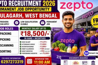 Zepto Recruitment Drive in Dhulagarh Packing, Picking and Scanning Jobs Open With Salary Up to 18,500