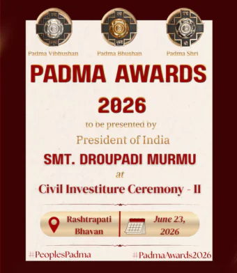 Padma Awards 2026 Ceremony-II Notice